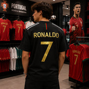CR7 Icons Oversized Graphic T-Shirt – Black