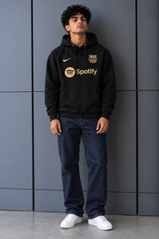 Barcelona Gold Crest Pullover Hoodie