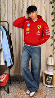 Rosso Velocity Racing Hoodie