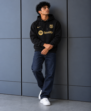 Barcelona Gold Crest Pullover Hoodie