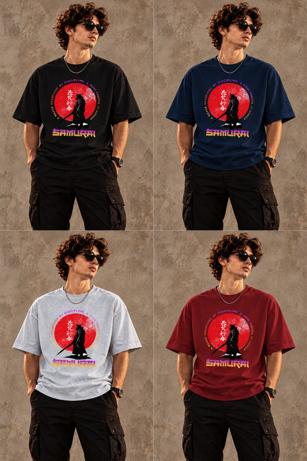 Samurai T-Shirt — Black
